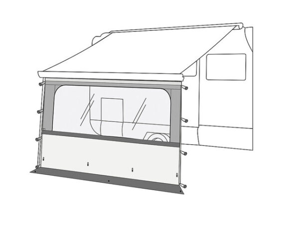 Vorderwand Fiamma Blocker Pro 250 235 x 200 cm – Bild 2