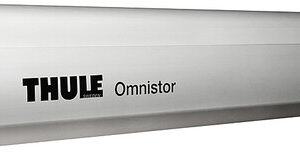 Wandmarkise Thule Omnistor 5200 500 x 250 cm Tuch Fb. saphir blau Gehäuse Fb. silber