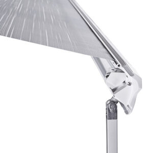 Dachmarkise Thule omnistor 6300 passend für Ducato H2 400 x 250 cm Gehäuse Fb. silber m. grauen Endkappen