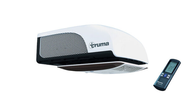 Klimaanlage Truma Aventa compact plus Farbe Außeneinheit weiß Luftverteiler tele-/basaltgrau