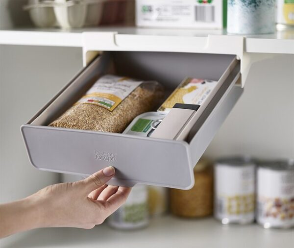 Schublade Joseph Joseph zum Anbringen im Regal CupboardStore Fb. weiß / grau – Bild 4