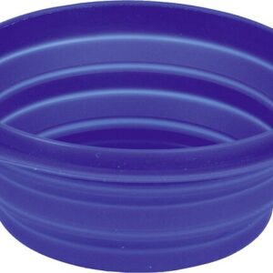 Reise-Hundenapf Flamingo faltbar, Silikon 500 ml Fb. blau