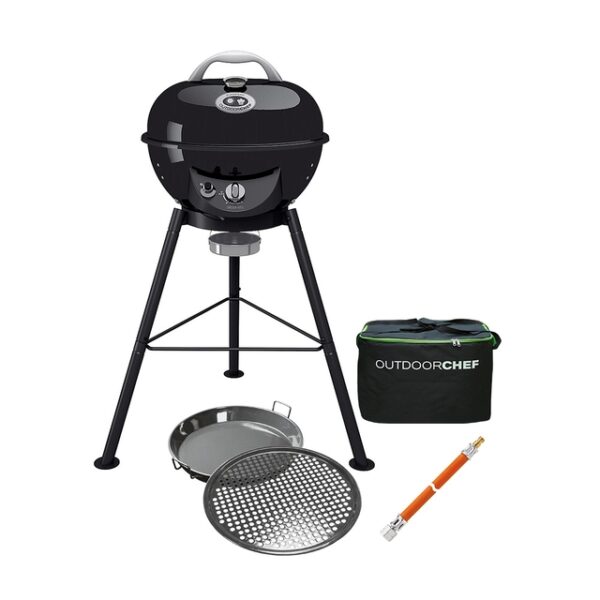 Gaskugelgrill OUTDOORCHEF Chelsea 420 G 30 mbar inkl. Tasche und Gourmet-Set – Bild 2