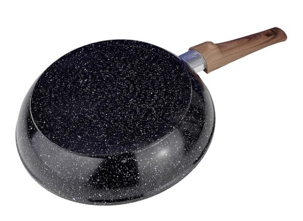 Pfannenset Alu gimex Black Line mit Holzdekor 3-tlg. – Bild 2