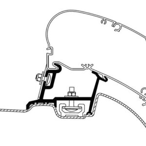 Adapter zu Thule Omnistor 6300 /6200 passend für MB Sprinter ab 2007 und VW Crafter 2007 - 2016