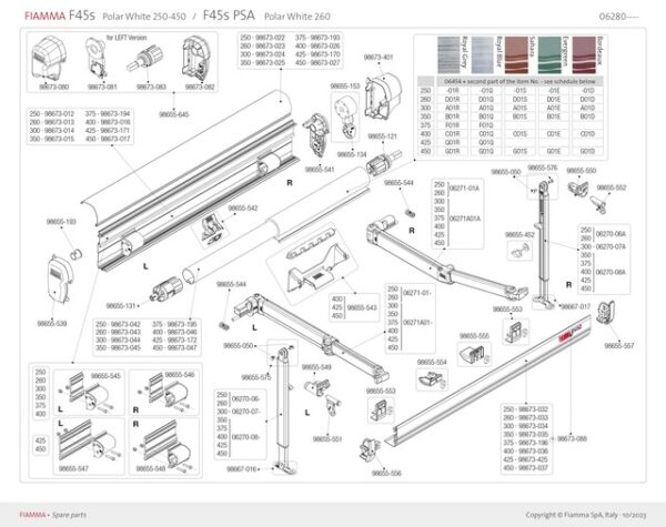 Markisengetriebe zu F45 S / F45 Ti / F45 Plus L – Bild 2