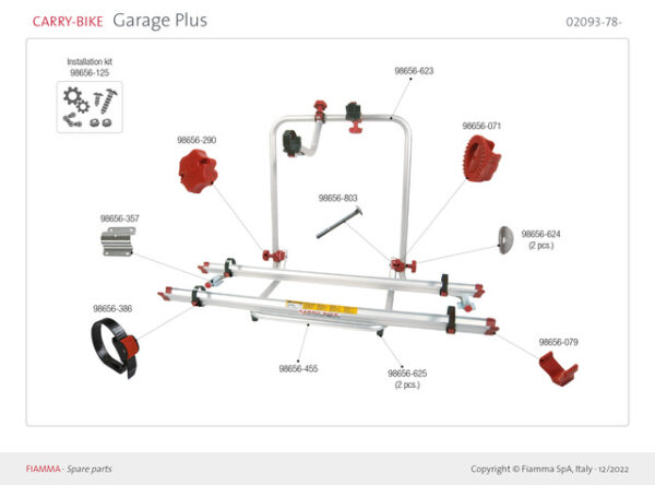 Befestigungsplatte zu Carry Bike XL A, XL A Pro/Pro 300 – Bild 2