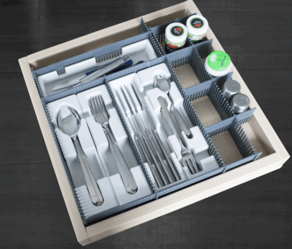 Besteckeinsatz purvario Kontura On-Top 4er Set – Bild 2