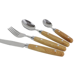 Besteckset gimex Wood Nature Line 16-tlg.