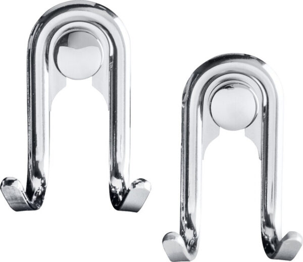 Doppelhaken WENKO Style 2er-Set, Fb. silber glänzend – Bild 2