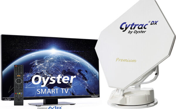 Satanlage automatisch Cytrac DX Twin LNB inkl. Oyster Smart TV 27 Zoll – Bild 2