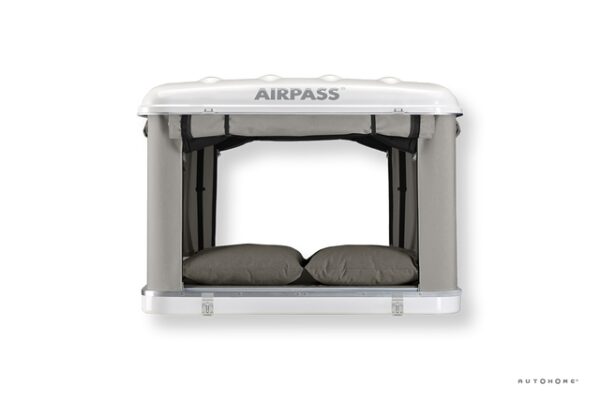 Dachzelt AirPass View Small 130 x 210 Farbe weiß / grau – Bild 4