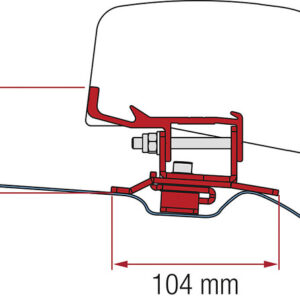 Adapter passend für FIAMMA F40 PSA ab 2014