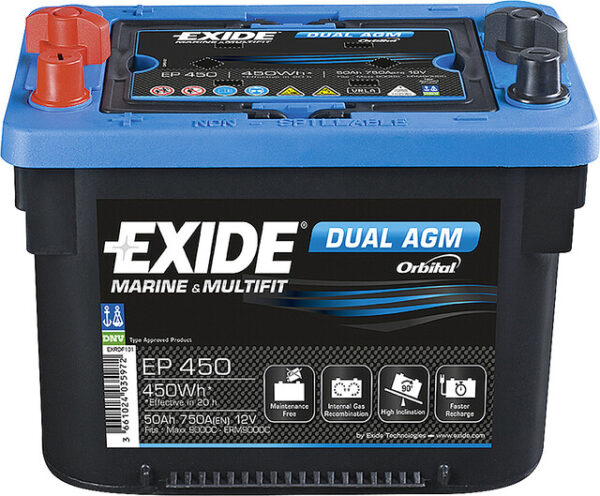 Batterie Exide Dual AGM EP450