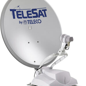 Set Telesat TELECO BT 65 Smart Satanlage ohne Bedienteil mit SPC, TEK22DE RV TV Kabel RG58+2X1MMQ