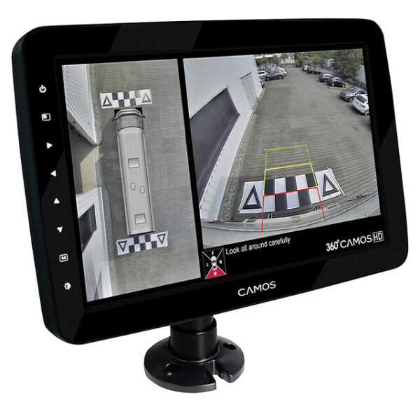 Rückfahrvideosystem CAMOS 360°, CM-1002T, Fb. schwarz HD mit 10,1 Zoll-Monitor – Bild 3