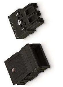 Stecker WAGO mit Zugentlastungsgehäuse 3-polig Farbe weiß