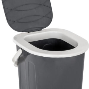 Eimertoilette BRUNNER Optipot inkl. Sitz Farbe schwarz / grau