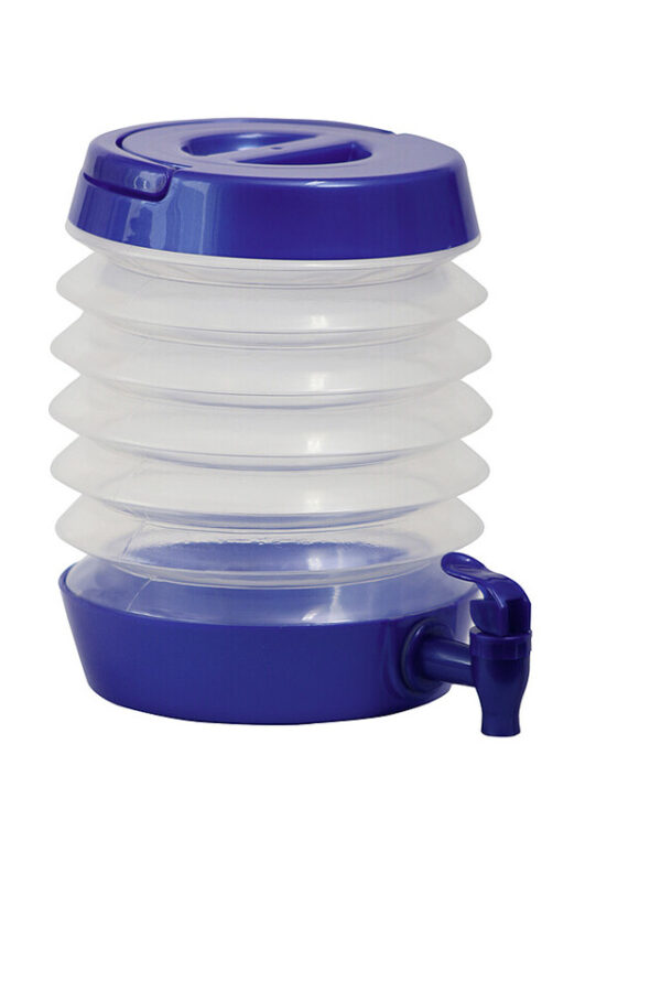 Wasserspender faltbar 3,5 l Farbe blau-transparent