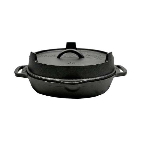 Deckel für Feuerpfannen VALHAL OUTDOOR Gusseisen Durchm. 25 cm – Bild 3