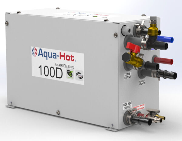 Warmwasserheizung AquaHot AHE-100-DE1 inkl. Dieselbrenner mit elektr. Zusatzheizung