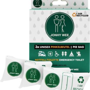 Notfalltoilette Jonhy Wee für unterwegs Unisex 3 Stück
