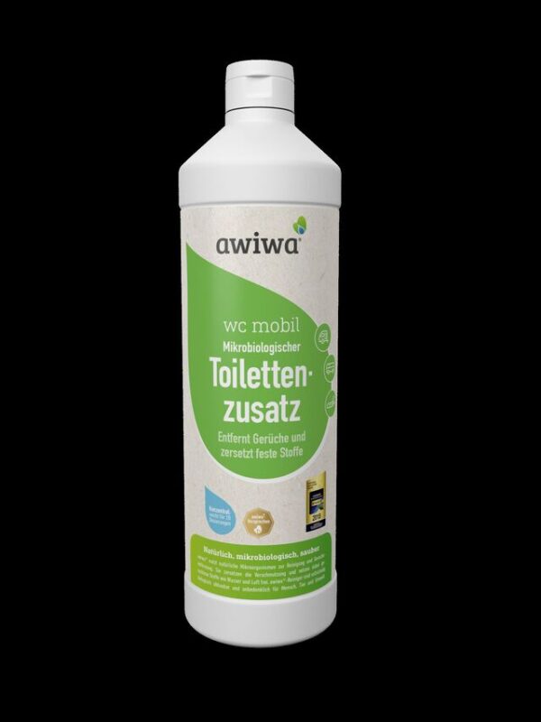 Toilettenzusatz awiwa mikrobiologisch wc mobil Inhalt 1 l CH-Version
