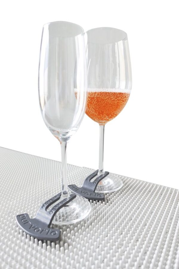 Stilglashalter purvario Ivy für Wein- und Sektgläser 2er Set – Bild 3