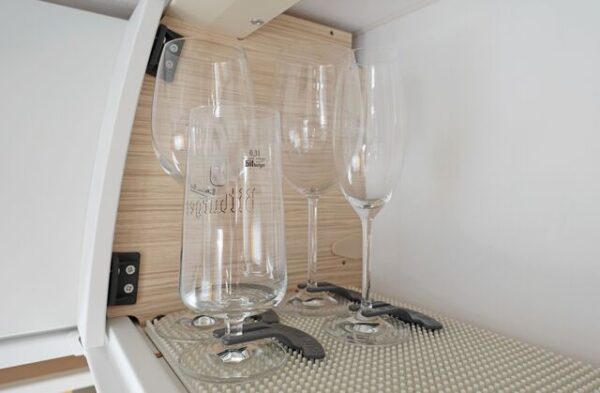Stilglashalter purvario Ivy für Wein- und Sektgläser 2er Set – Bild 4