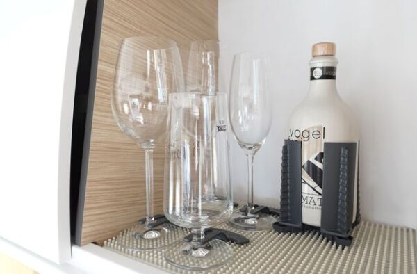 Stilglashalter purvario Ivy für Wein- und Sektgläser 2er Set – Bild 6