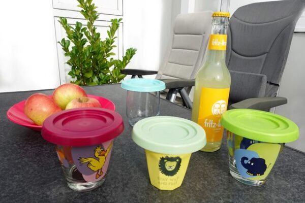 Trinkglasabdeckung purvario Bee 4er Set – Bild 4