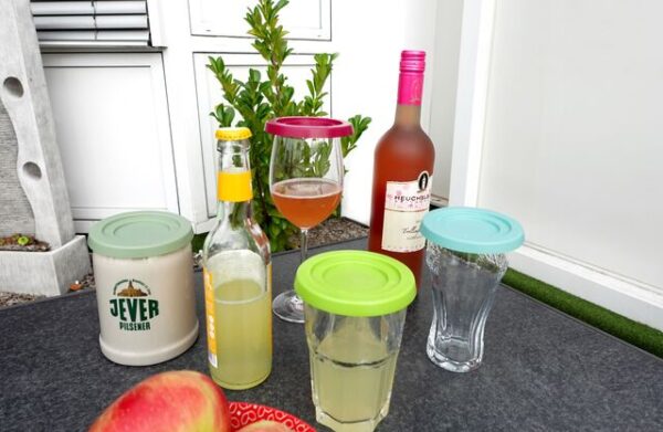 Trinkglasabdeckung purvario Bee 4er Set – Bild 5