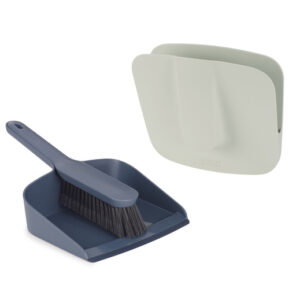 Kehrschaufel und Handfeger Joseph Joseph CleanStore mit Wandhalterung Farbe blau