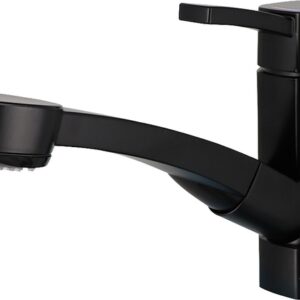 Autom. Einhebelmischer Comet M3 CAPRI mit ausziehb. Dusche 1,5 m Schlauch, NFL 350 mm, 8 / 10 mm Fb. mattschwarz