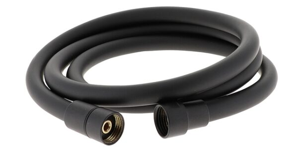 PVC Schlauch Comet mit Konusmutter, Länge 1,5 m Farbe mattschwarz