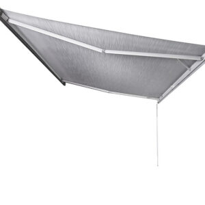 Dachmarkise THULE Omnistor 9200 500 x 300 cm Tuch Fb. mystic grey Gehäuse Fb. silber mit Motor