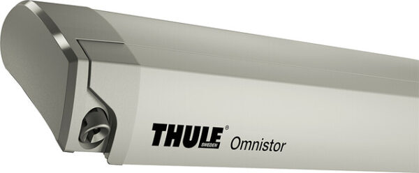 Dachmarkise THULE Omnistor 9200 600 x 300 cm Tuch Fb. mystic grey Gehäuse Fb. cremeweiß m. Motor – Bild 2