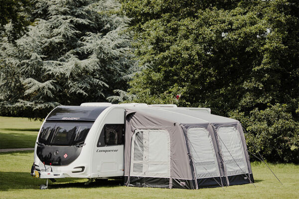 Caravan Vorzelt Vango Balletto Air 330 Elements Shield, kein Boden Farbe grau violett – Bild 2