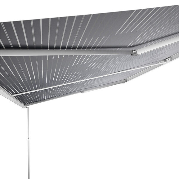 Wandmarkise DOMETIC PerfectWall PW1500 550 x 275 cm Gehäuse anthrazit Tuch Fb. horizon grey 12 V – Bild 3