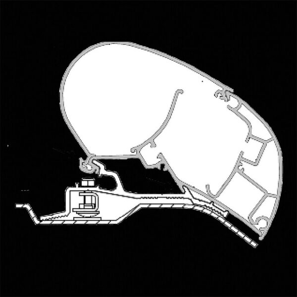 Markisenadapter Dometic METIC PerfectRoof Ducato Jump Box 400 cm – Bild 2