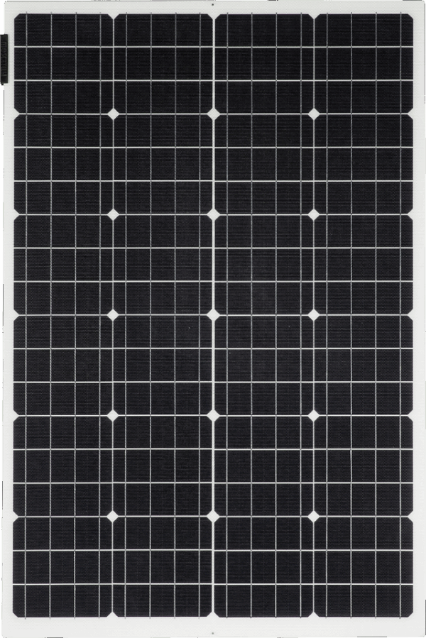 Solarmodul Moscatelli 3D Flex 130 W inkl. Regler, Dachdurchführung und Klebeset