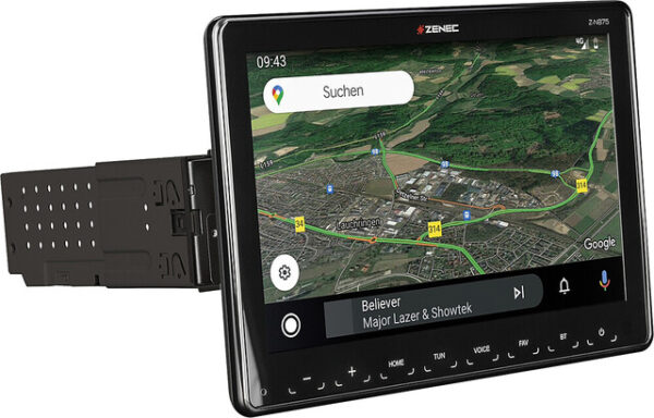 Infotainer ZENEC Z-N875 1-DIN 9 Zoll Display, DAB+, Apple Carplay und Android Auto – Bild 2