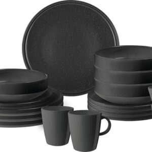 Geschirrset BRUNNER Odette Farbe schwarz