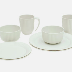 Geschirrset Outwell Delish 2 Personen 8-tlg. Farbe sandstone