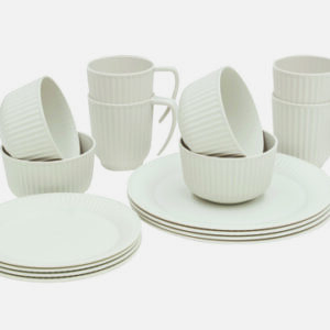 Geschirrset Outwell Delish 4 Personen 16-tlg. Farbe sandstone