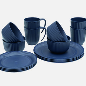 Geschirrset Outwell Delish 4 Personen 16-tlg. Farbe navy night