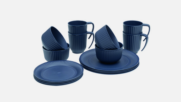 Geschirrset Outwell Delish 4 Personen 16-tlg. Farbe navy night