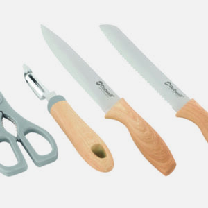 Messerset Outwell Chena mit Sparschäler und Schere