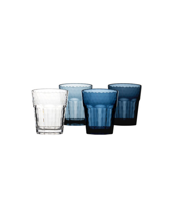 Gläserset Bo-Camp Mix and Match 4-tlg. 200 ml Farbe blau