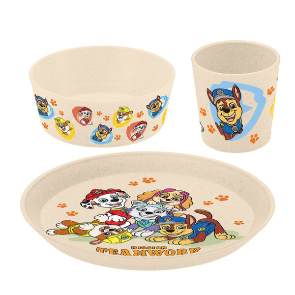 Kindergeschirr Set koziol Connect Grow Paw Patrol 3er Set – Bild 2